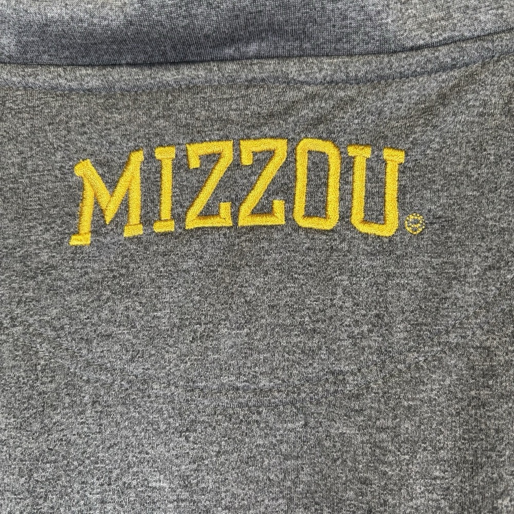KNIGHTS APPAREL MEN'S MISSOURI TIGERS GRAY QUARTER ZIP‎ JACKET-SIZE LARGE 42/44 - Picture 6 of 10
